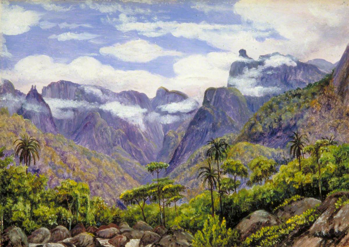 Noonday View in the Organ Mountains, Brazil, from Barara