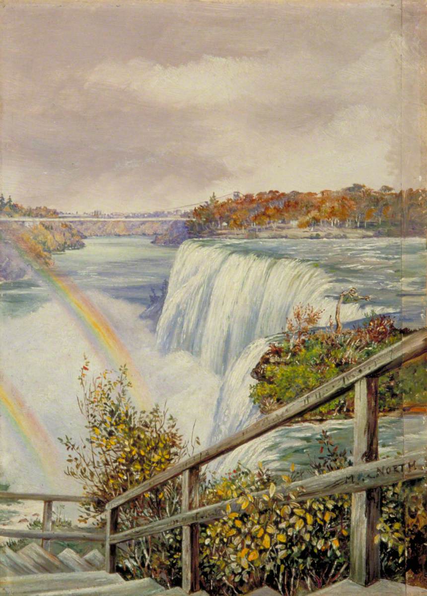 The American Fall from Pearl Island, Niagara EUA
