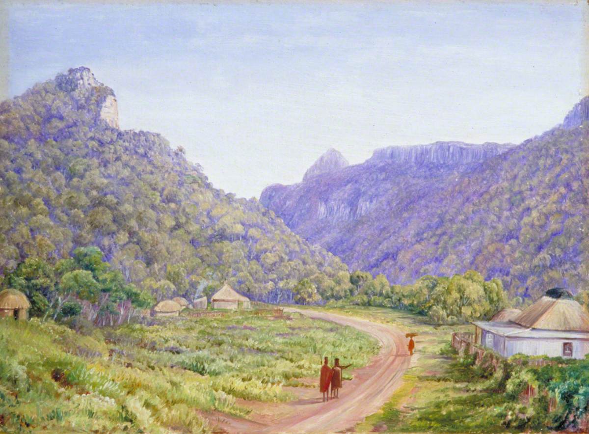 The 'Gates' of St John's River, Kaffraria África do Sul