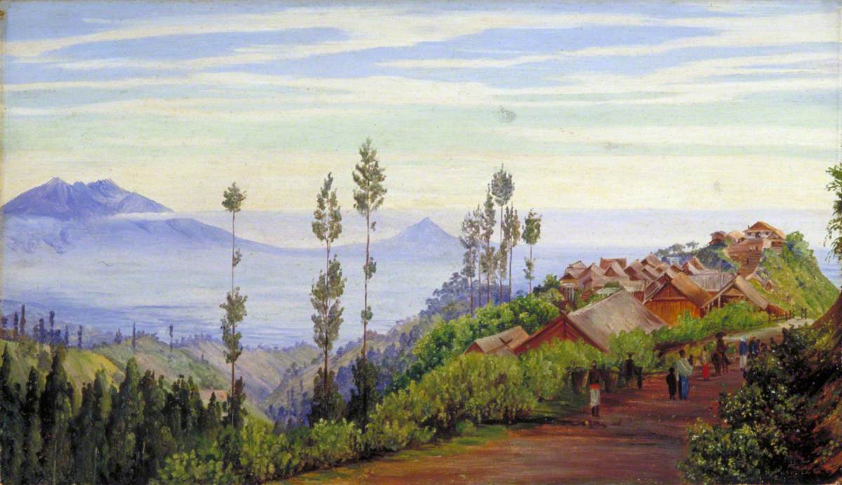 View of the Village of Tosari, Java