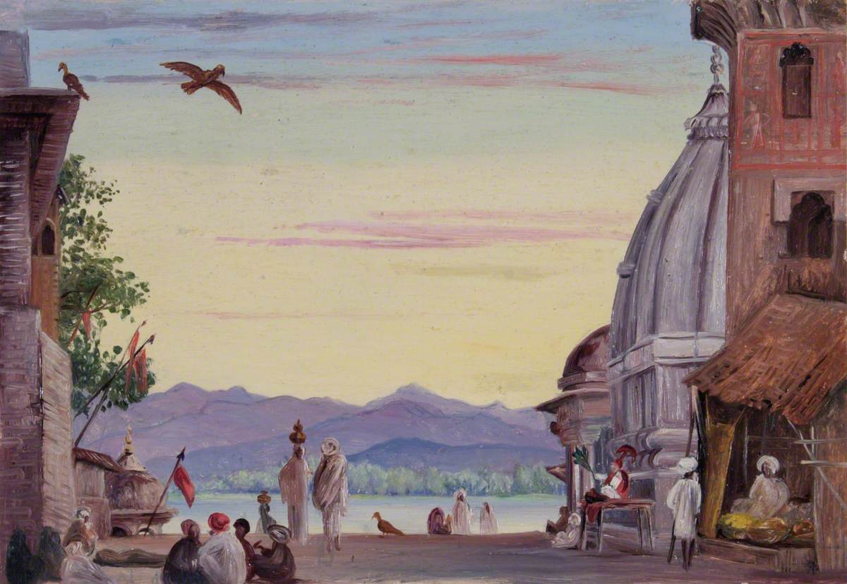 Top of the Holy Steps, Hurdwar, India